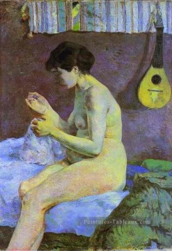 Etude d’un Nu Suzanne Sewing postimpressionnisme Primitivisme Paul Gauguin Peinture à l'huile
